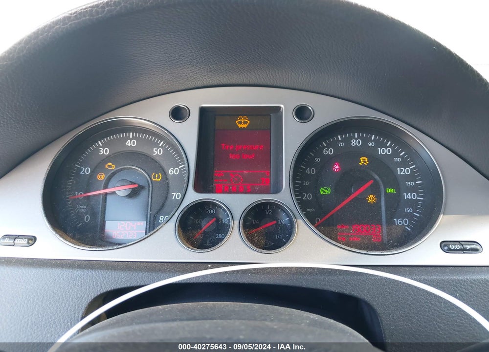 2009 VOLKSWAGEN PASSAT KOMFORT VIN: WVWJK73C59P017443
