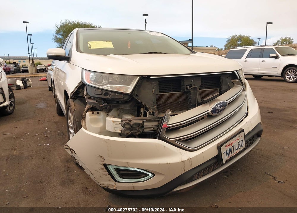 2015 FORD EDGE TITANIUM VIN: 2FMTK4K85FBB81536