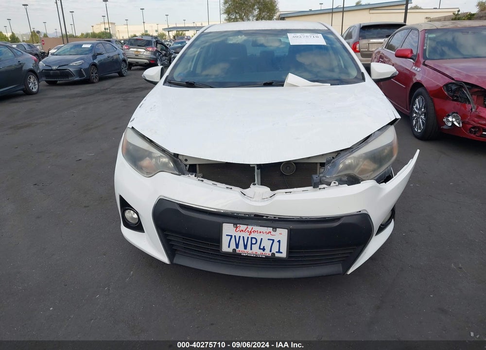 2015 TOYOTA COROLLA S VIN: 5YFBURHE1FP226175