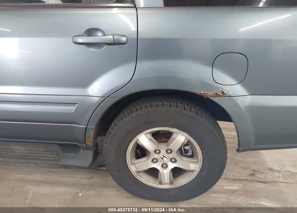 2006 HONDA PILOT EX-L VIN: 5FNYF18696B020094