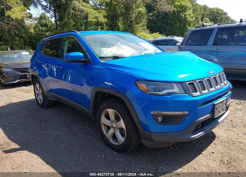 2018 JEEP COMPASS LATITUDE 4X4 VIN: 3C4NJDBB2JT393609