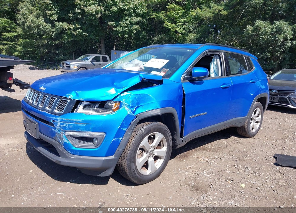2018 JEEP COMPASS LATITUDE 4X4 VIN: 3C4NJDBB2JT393609