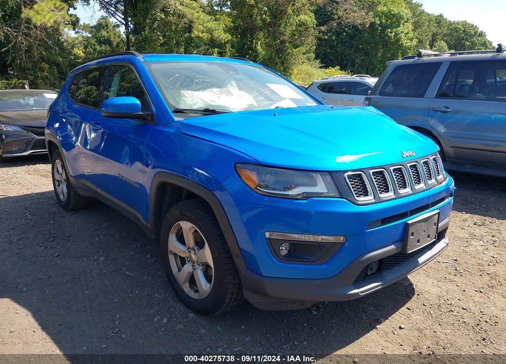 2018 JEEP COMPASS LATITUDE 4X4 VIN: 3C4NJDBB2JT393609
