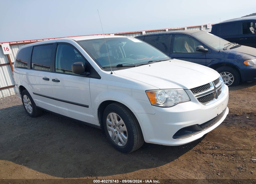 2014 DODGE GRAND CARAVAN AMERICAN VALUE PKG VIN: 2C4RDGBG9ER458552