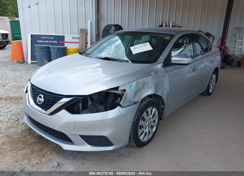2016 NISSAN SENTRA S VIN: 3N1AB7AP1GY312706
