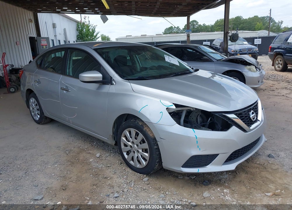 2016 NISSAN SENTRA S VIN: 3N1AB7AP1GY312706