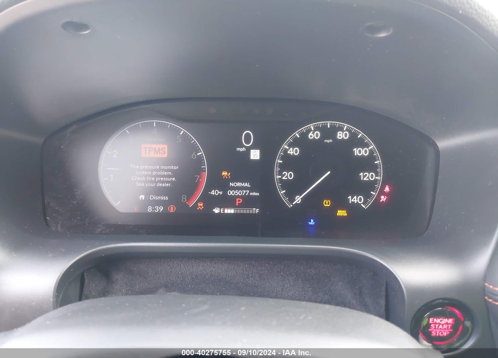 2024 HONDA HR-V 2WD SPORT/2WD SPORT W/O BSI VIN: 3CZRZ1H53RM741864