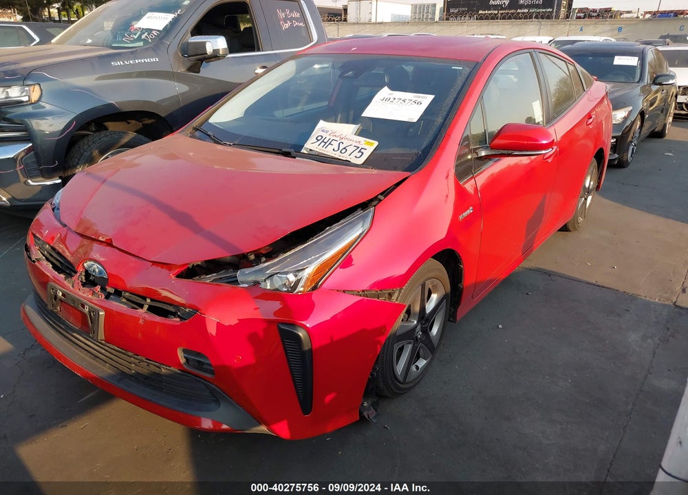 2020 TOYOTA PRIUS LIMITED VIN: JTDKARFU3L3111245