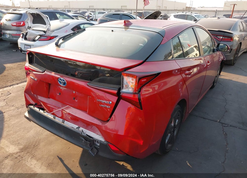 2020 TOYOTA PRIUS LIMITED VIN: JTDKARFU3L3111245