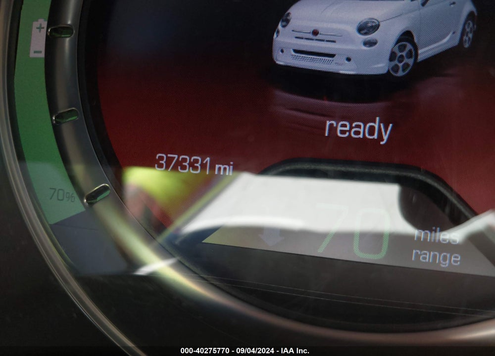 2015 FIAT 500E BATTERY ELECTRIC VIN: 3C3CFFGE6FT741155