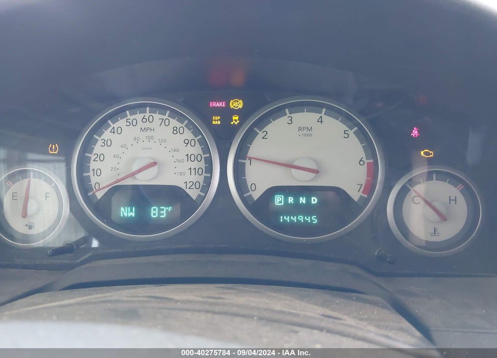 2009 DODGE GRAND CARAVAN SXT VIN: 2D8HN54129R662817