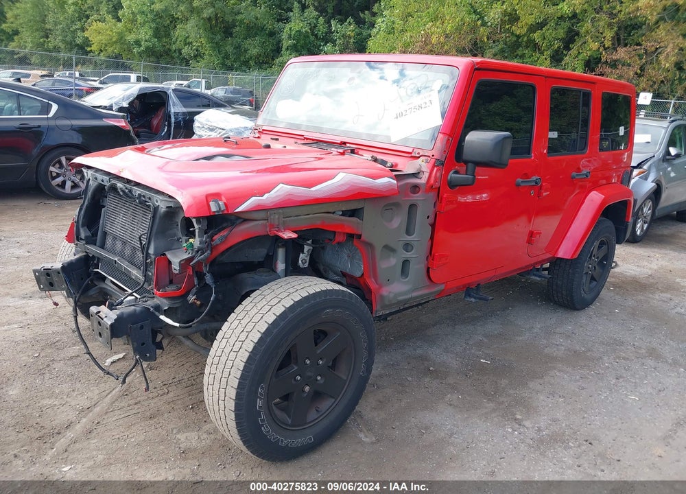 2015 JEEP WRANGLER UNLIMITED WRANGLER X VIN: 1C4BJWEG8FL596657