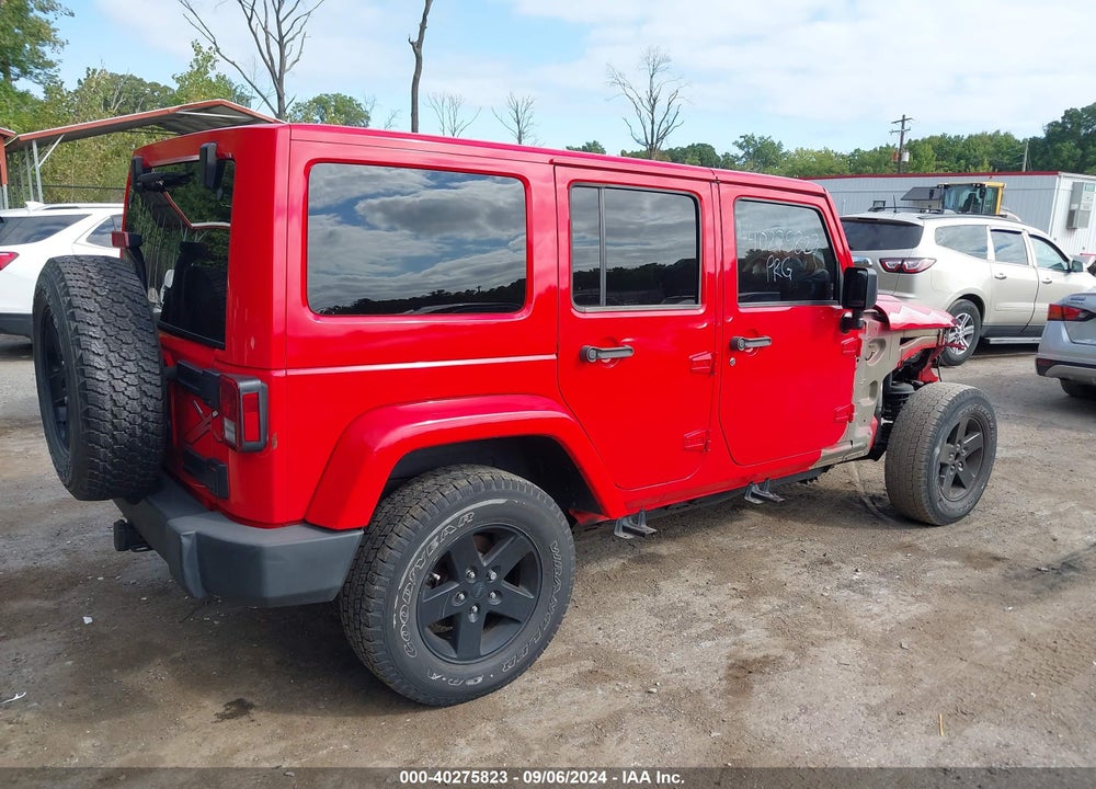 2015 JEEP WRANGLER UNLIMITED WRANGLER X VIN: 1C4BJWEG8FL596657
