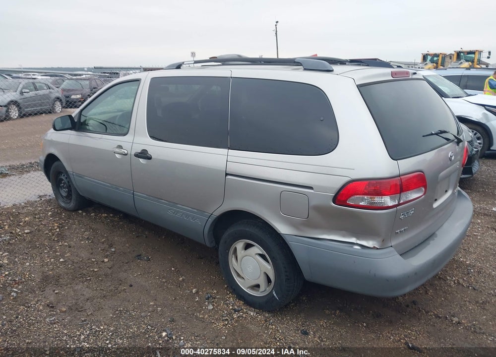 2001 TOYOTA SIENNA LE VIN: 4T3ZF13C31U353590