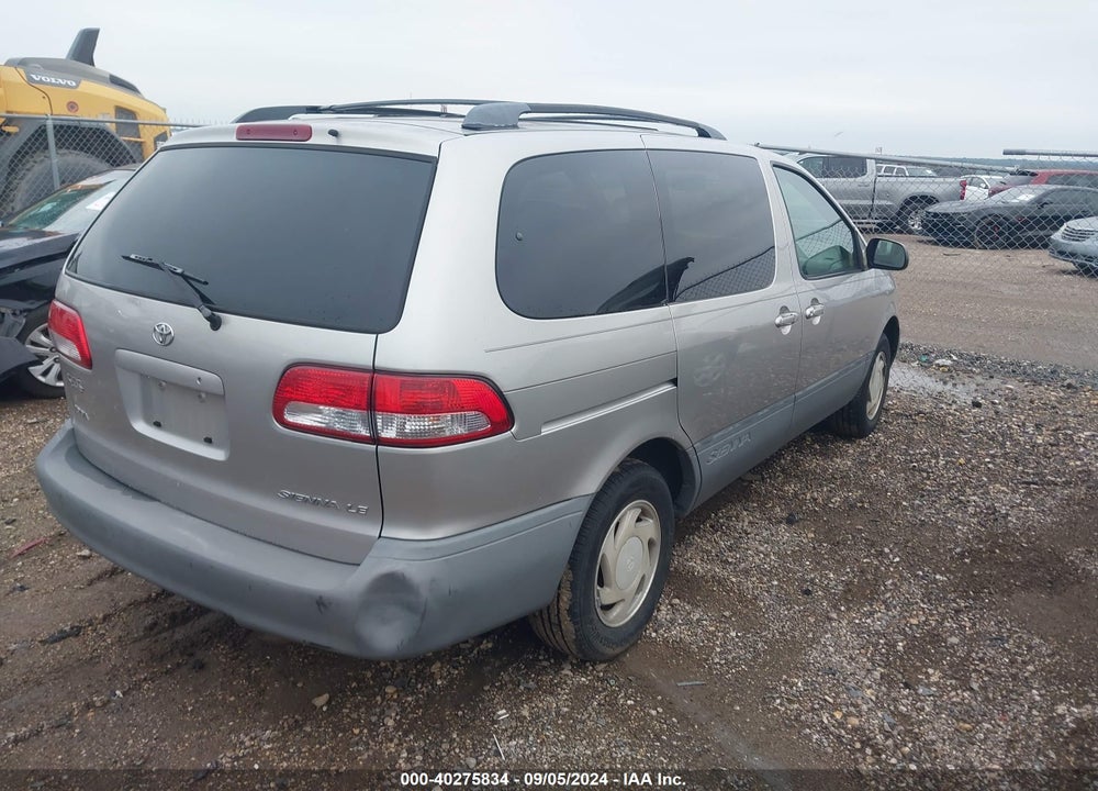 2001 TOYOTA SIENNA LE VIN: 4T3ZF13C31U353590