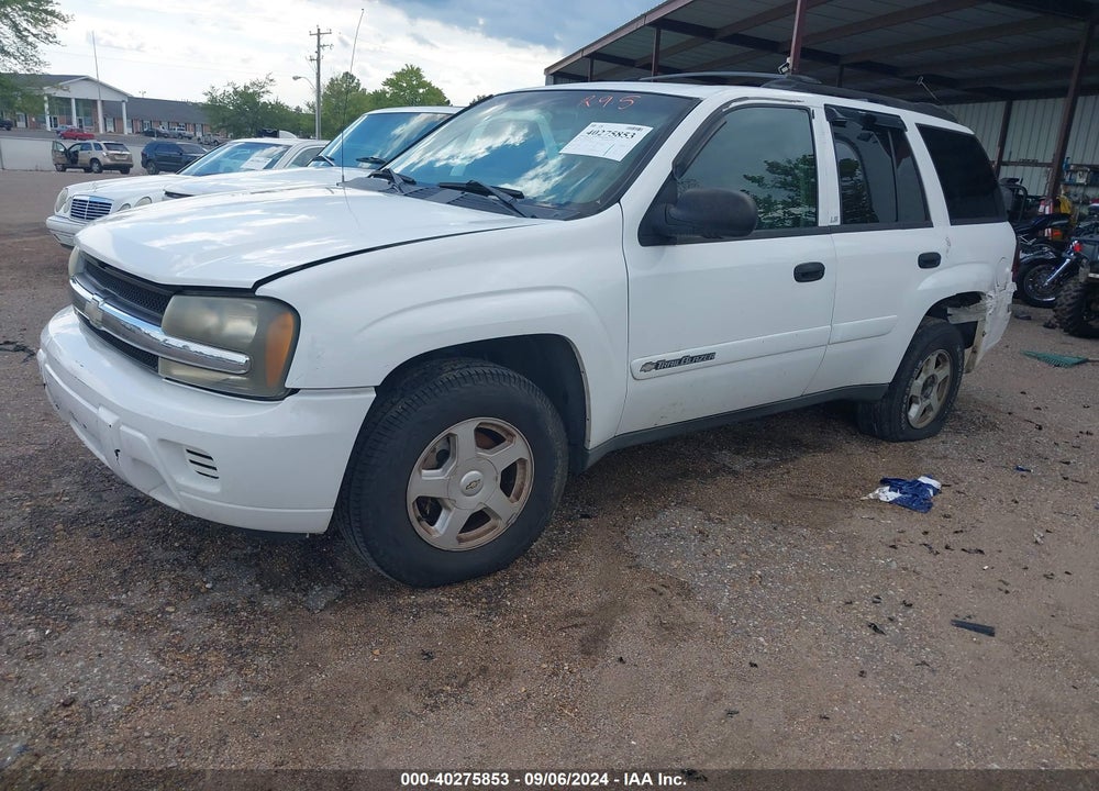 2002 CHEVROLET TRAILBLAZER LS VIN: 1GNDS13SX22492078
