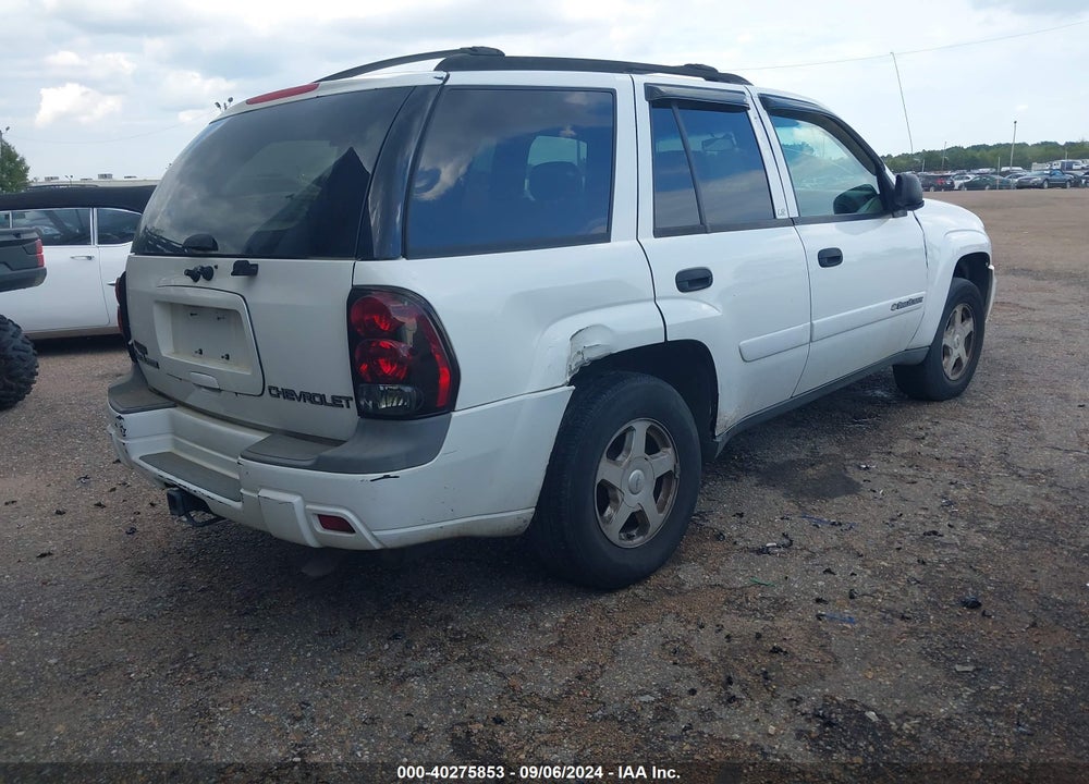 2002 CHEVROLET TRAILBLAZER LS VIN: 1GNDS13SX22492078