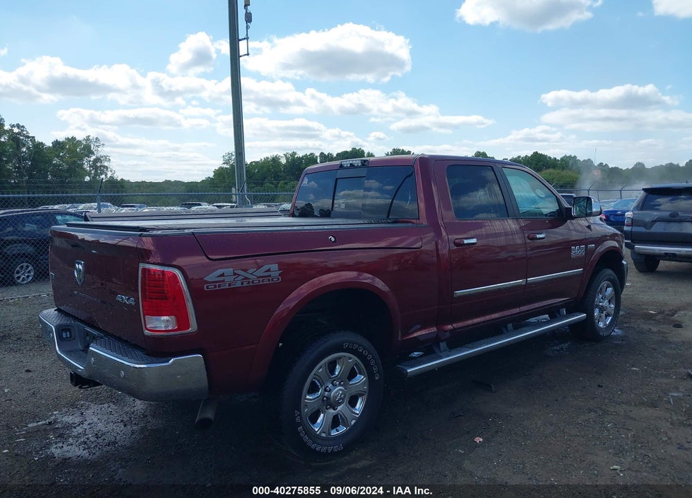 2017 RAM 2500 LAIE  4X4 6'4 BOX VIN: 3C6UR5FJ0HG748590