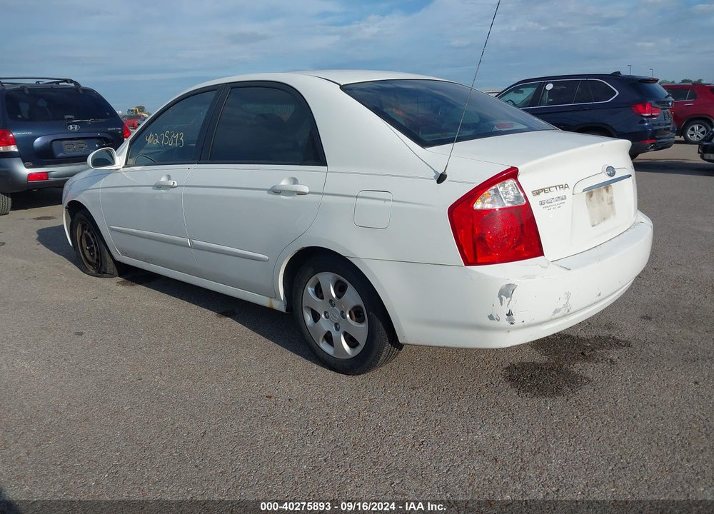2006 KIA SPECTRA EX/LX/SX VIN: KNAFE121765286168