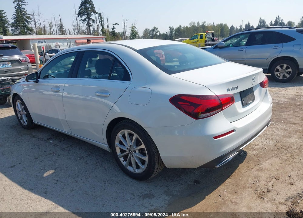 2020 MERCEDES-BENZ A 220 VIN: W1K3G4EB8LW045060