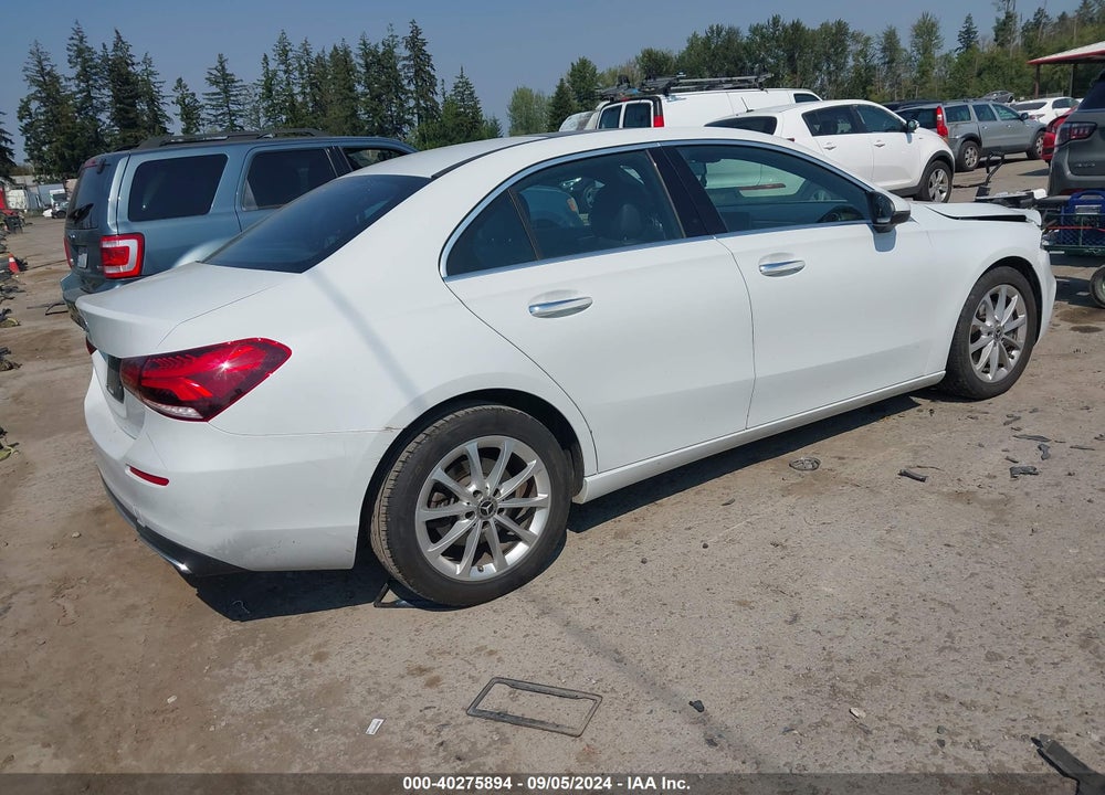 2020 MERCEDES-BENZ A 220 VIN: W1K3G4EB8LW045060
