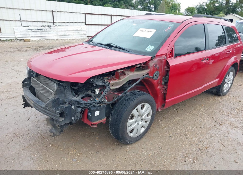 2014 DODGE JOURNEY SE VIN: 3C4PDCAB9ET258502