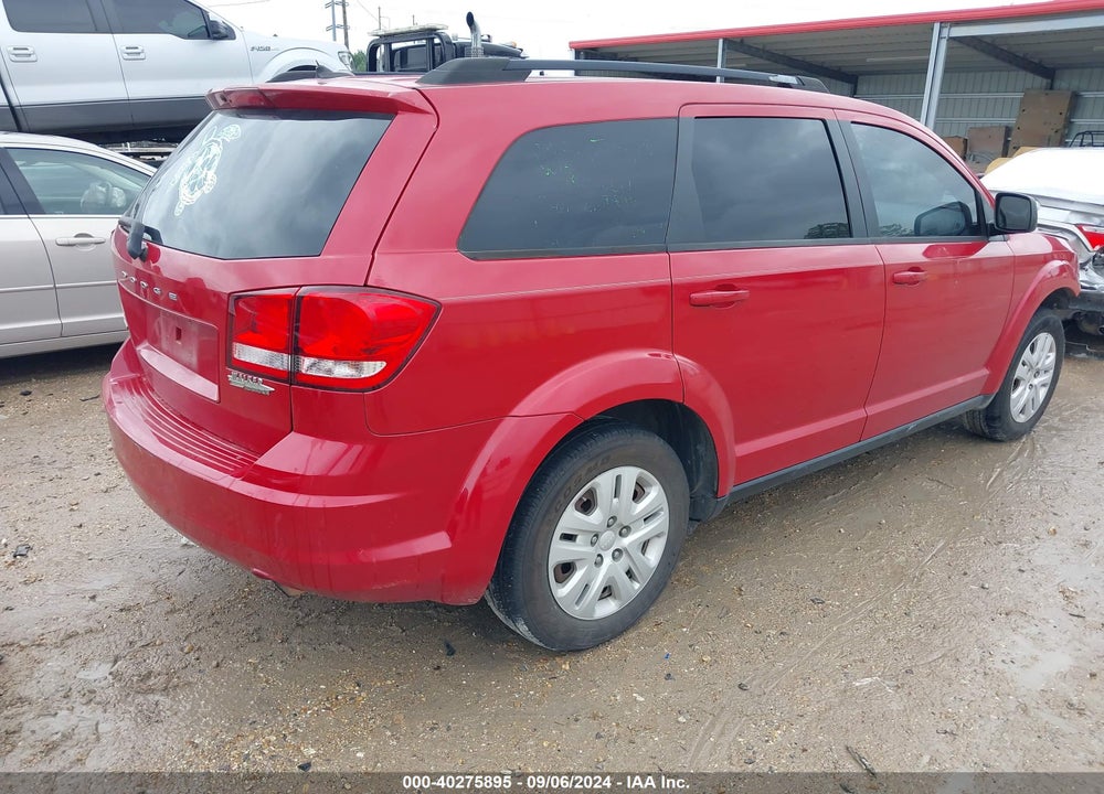 2014 DODGE JOURNEY SE VIN: 3C4PDCAB9ET258502