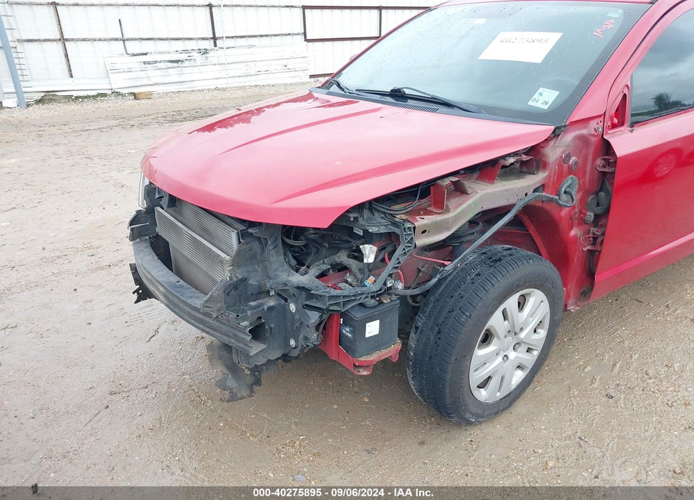 2014 DODGE JOURNEY SE VIN: 3C4PDCAB9ET258502