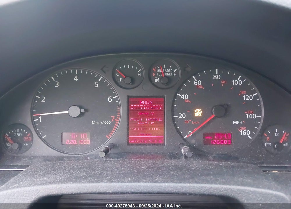 2001 AUDI A6 VIN: WAUEH64B21N117514