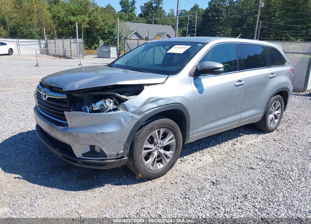2016 TOYOTA HIGHLANDER LE PLUS V6 VIN: 5TDZKRFH3GS163008