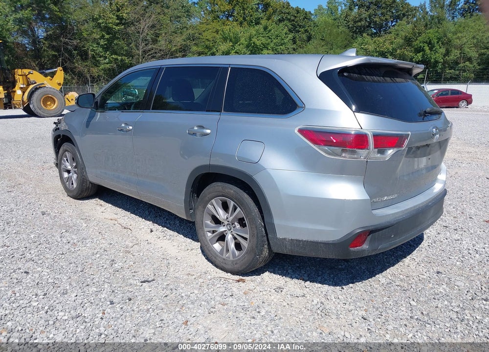 2016 TOYOTA HIGHLANDER LE PLUS V6 VIN: 5TDZKRFH3GS163008