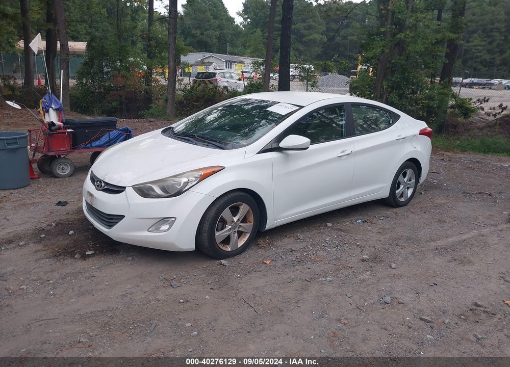 2013 HYUNDAI ELANTRA GLS VIN: 5NPDH4AE8DH321515