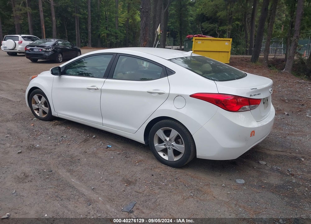 2013 HYUNDAI ELANTRA GLS VIN: 5NPDH4AE8DH321515