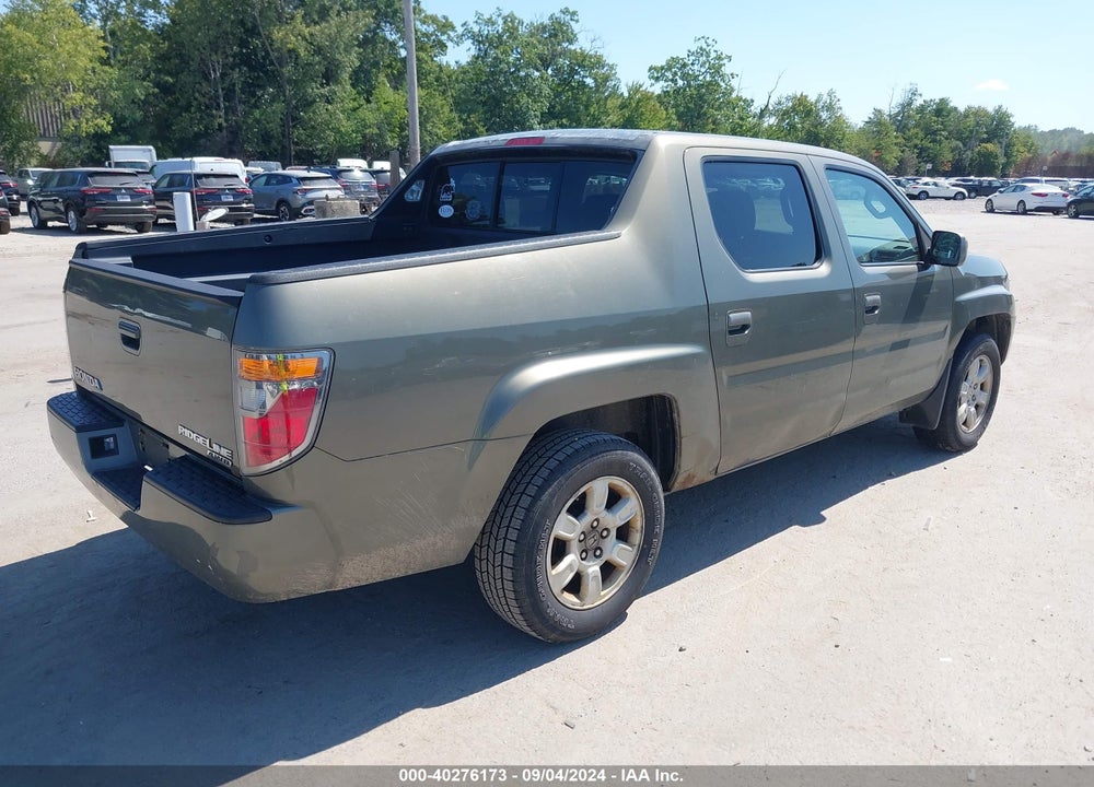 2007 HONDA RIDGELINE VIN: 2HJYK16417H533750