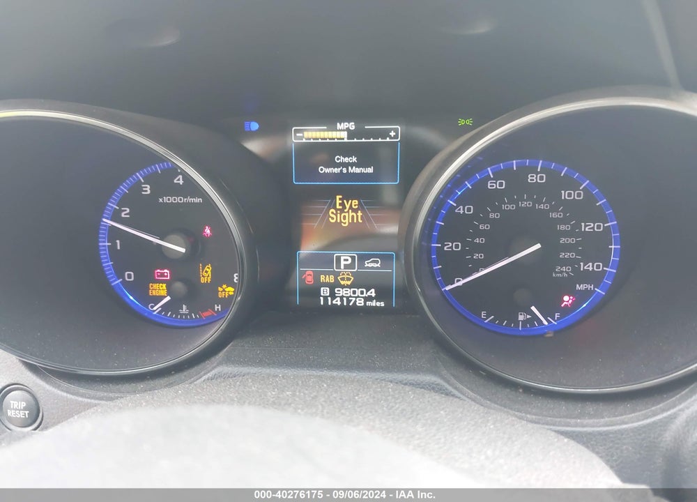 2019 SUBARU OUTBACK 2.5I LIMITED VIN: 4S4BSANC9K3286956
