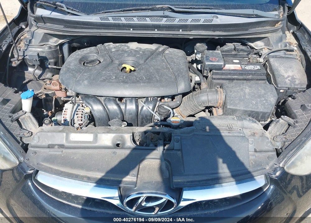 2012 HYUNDAI ELANTRA GLS VIN: 5NPDH4AE6CH118816