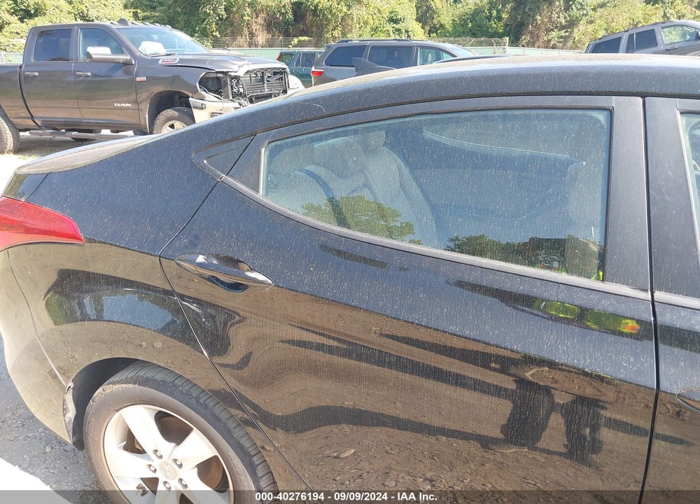 2012 HYUNDAI ELANTRA GLS VIN: 5NPDH4AE6CH118816
