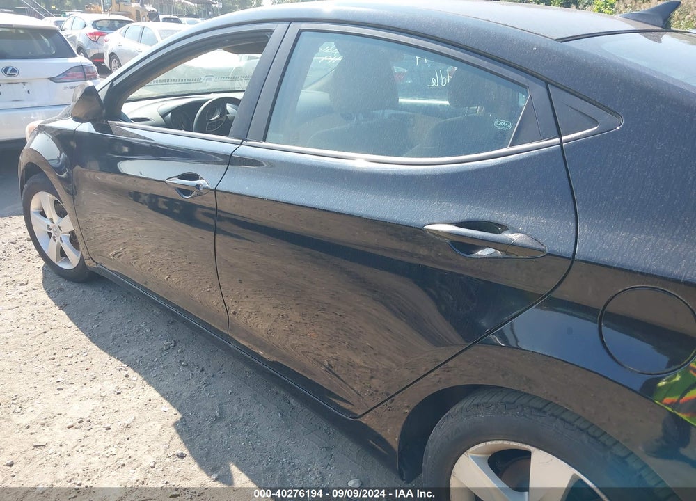 2012 HYUNDAI ELANTRA GLS VIN: 5NPDH4AE6CH118816