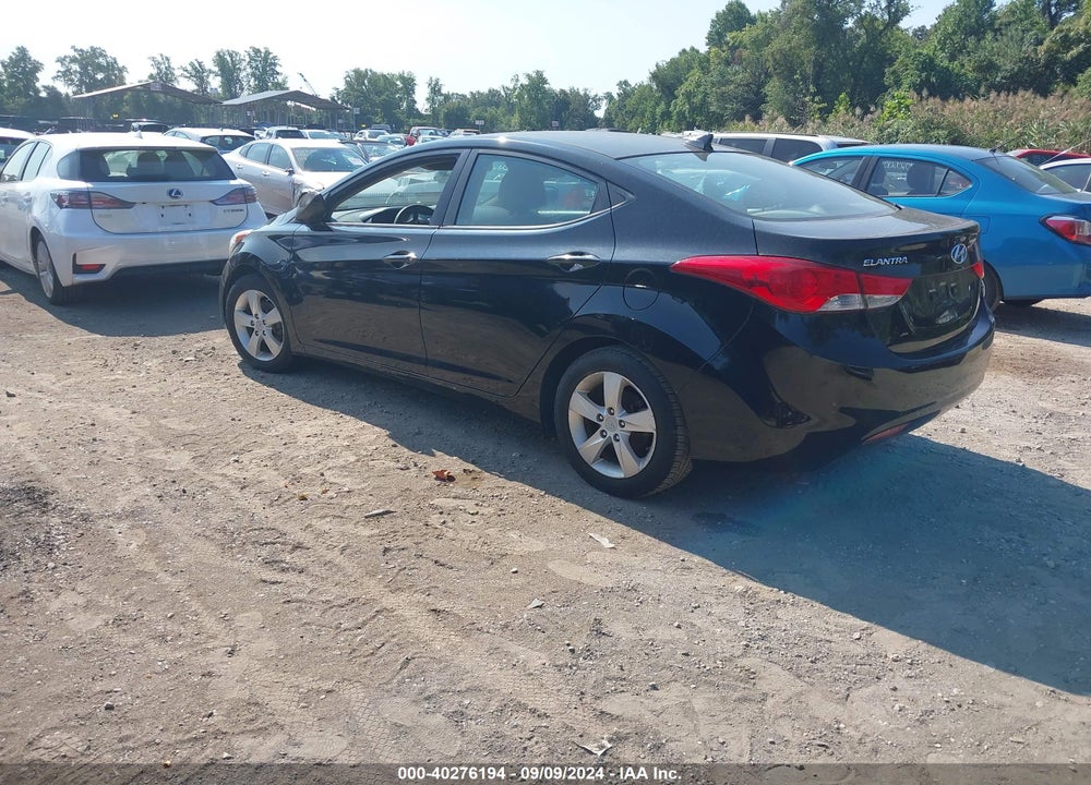 2012 HYUNDAI ELANTRA GLS VIN: 5NPDH4AE6CH118816