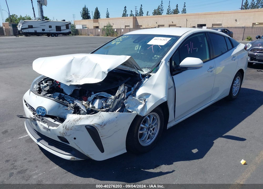 2019 TOYOTA PRIUS LE VIN: JTDKARFU0K3076467