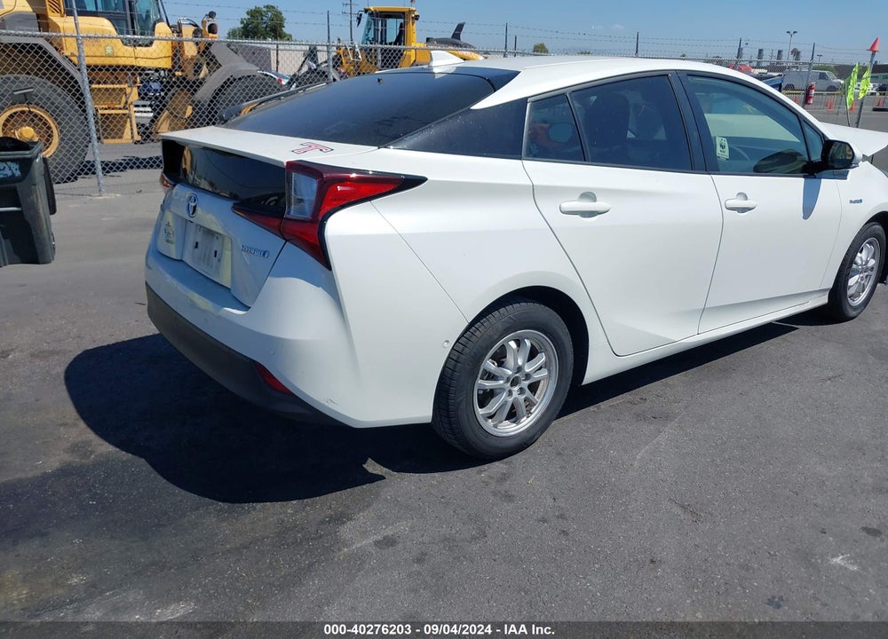 2019 TOYOTA PRIUS LE VIN: JTDKARFU0K3076467