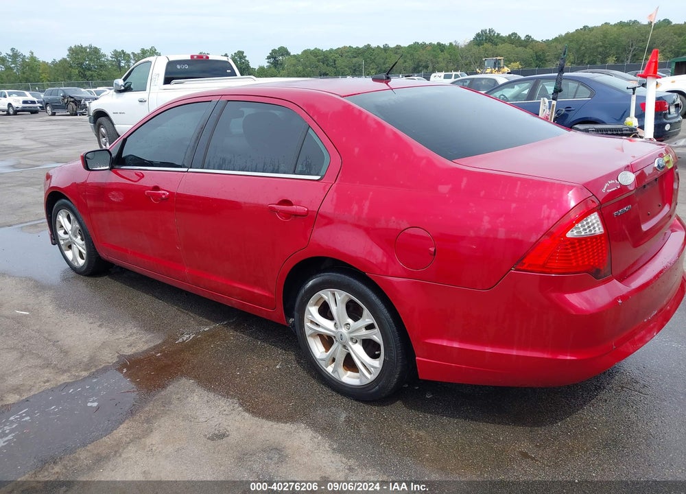 2012 FORD FUSION SE VIN: 3FAHP0HA9CR340169