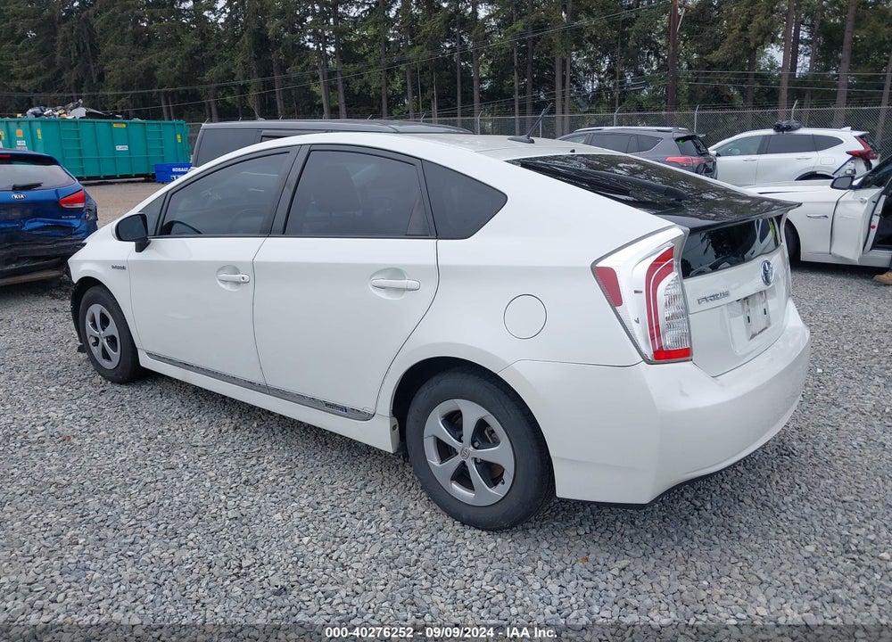 2012 TOYOTA PRIUS FOUR VIN: JTDKN3DUXC1498263