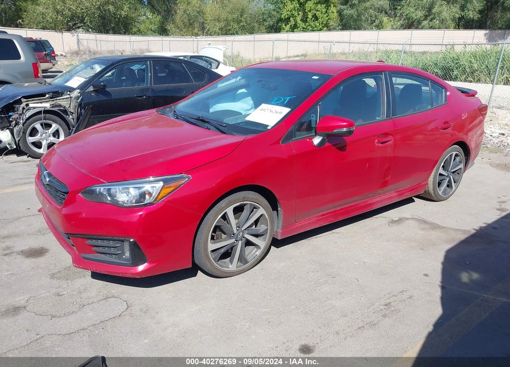 2020 SUBARU IMPREZA SPORT VIN: 4S3GKAL62L3603033