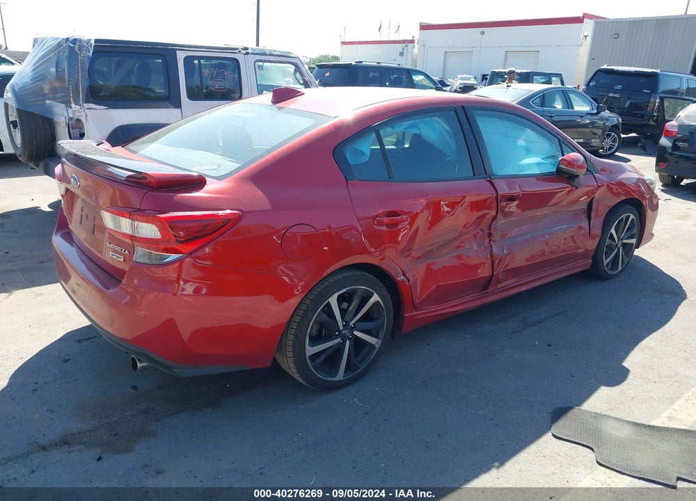 2020 SUBARU IMPREZA SPORT VIN: 4S3GKAL62L3603033