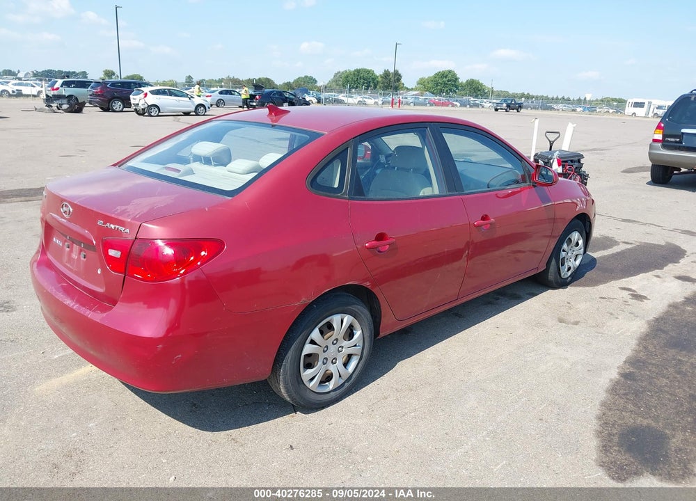 2009 HYUNDAI ELANTRA GLS VIN: KMHDU46D19U802968