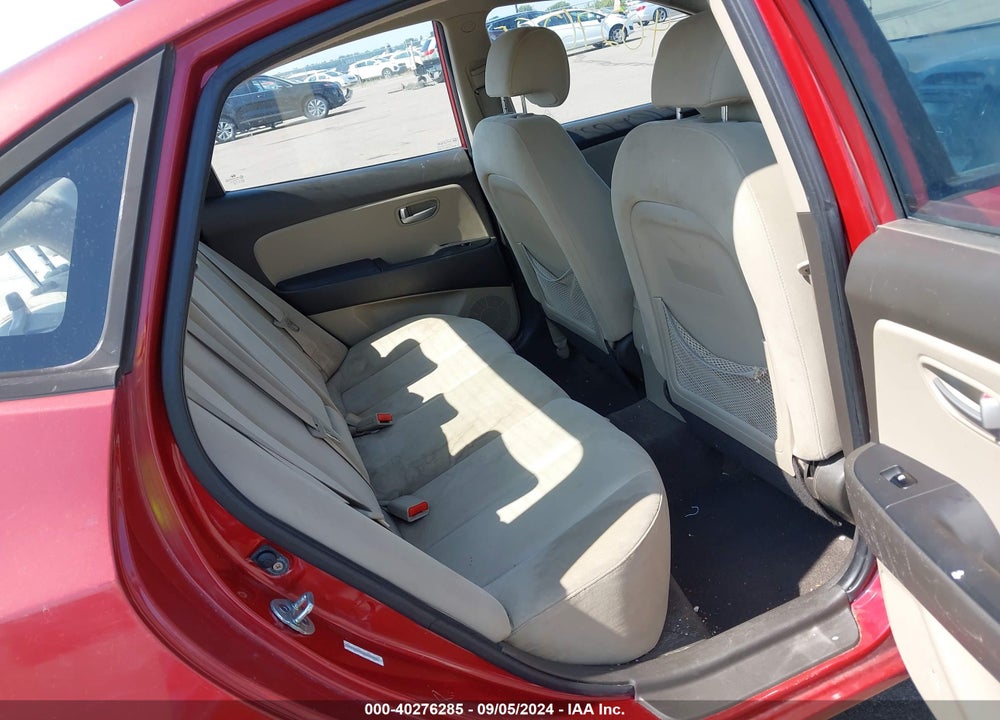 2009 HYUNDAI ELANTRA GLS VIN: KMHDU46D19U802968