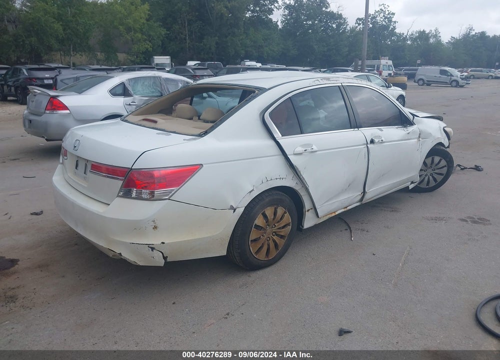 2011 HONDA ACCORD 2.4 LX VIN: 1HGCP2F37BA013378