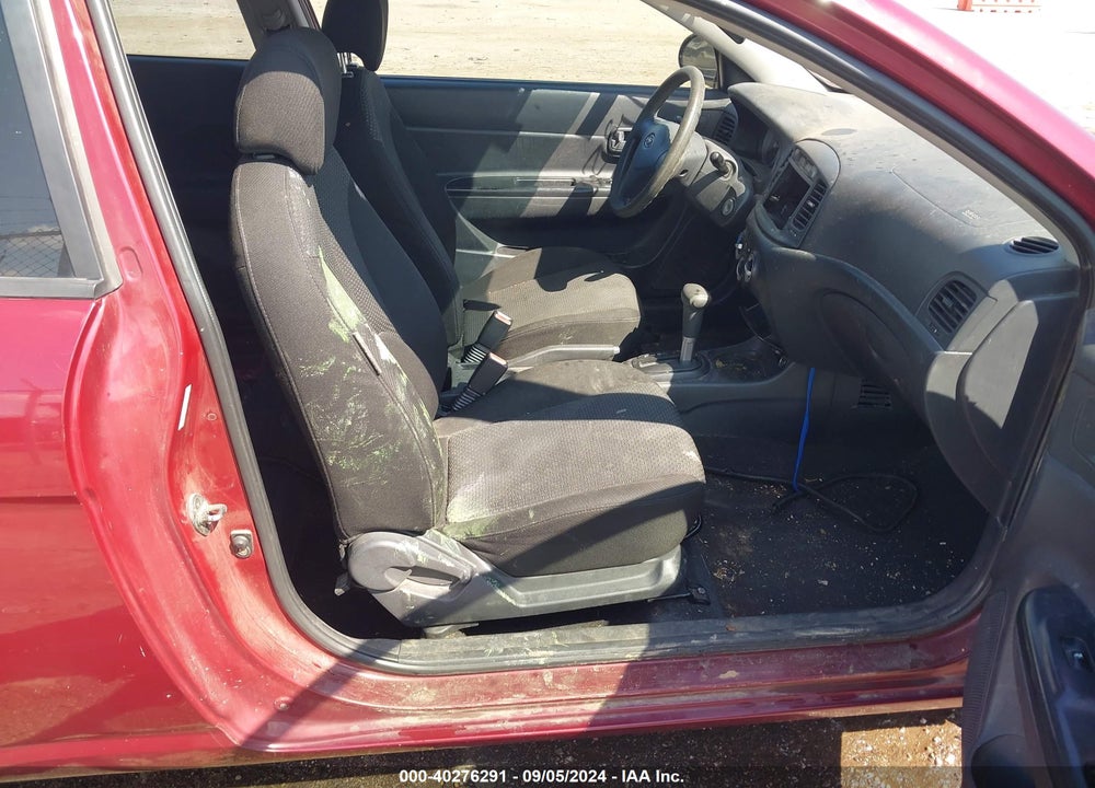 2007 HYUNDAI ACCENT GS VIN: KMHCM36C67U041770
