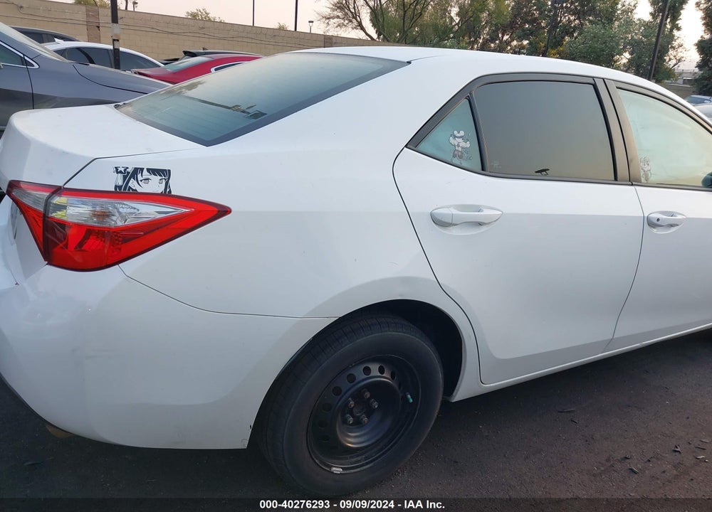 2016 TOYOTA COROLLA L VIN: 5YFBURHE5GP461728